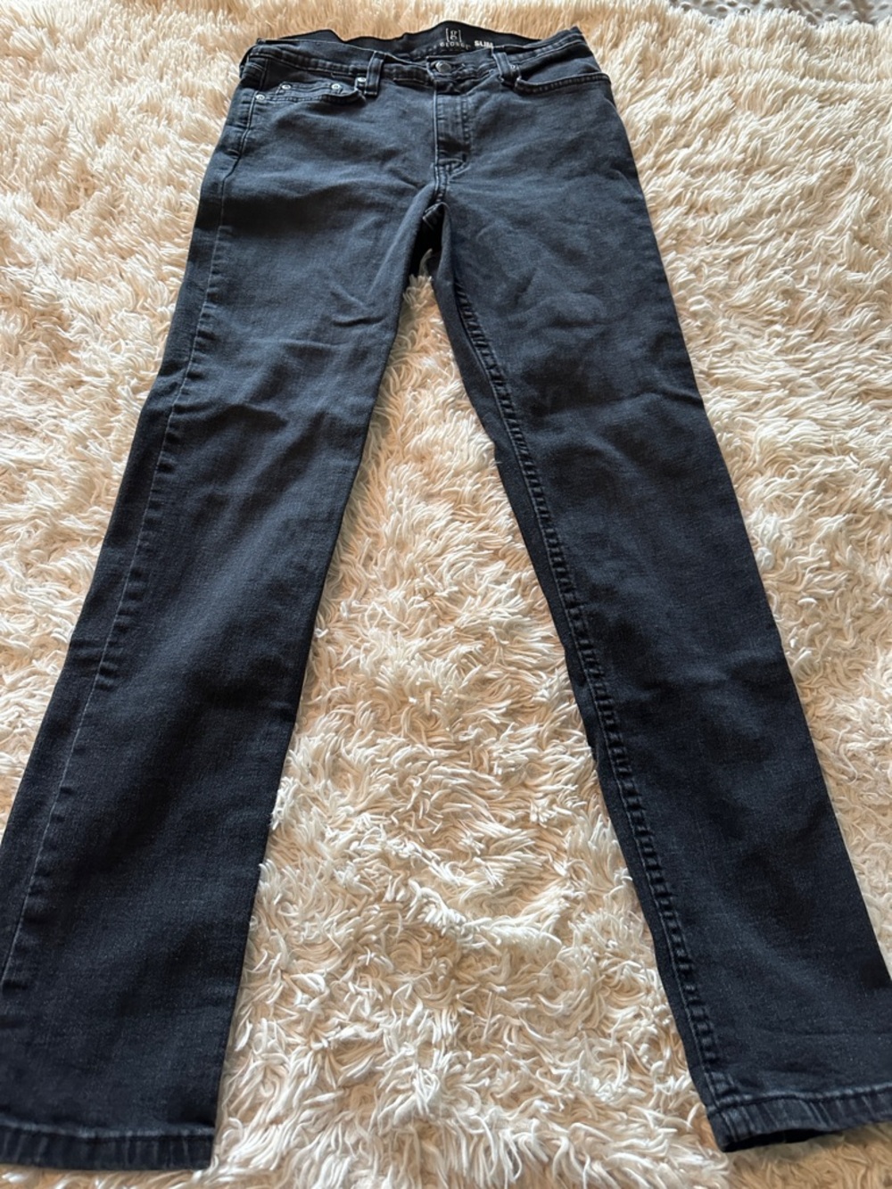 George Slim Black Men's Jeans